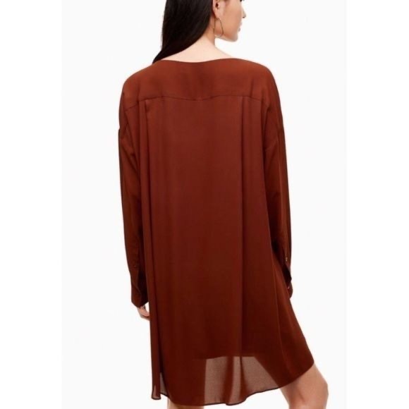 Aritzia Babaton Dafford Dress - Rust (XS) - Picture 11 of 11